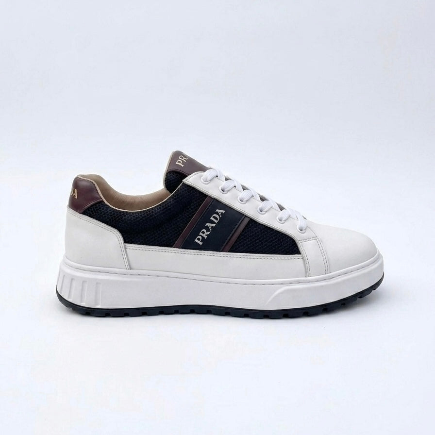 sneakers cuir - PRADA