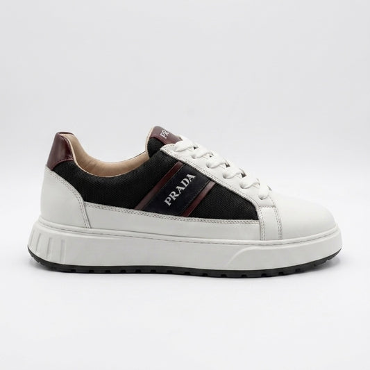 sneakers cuir - PRADA
