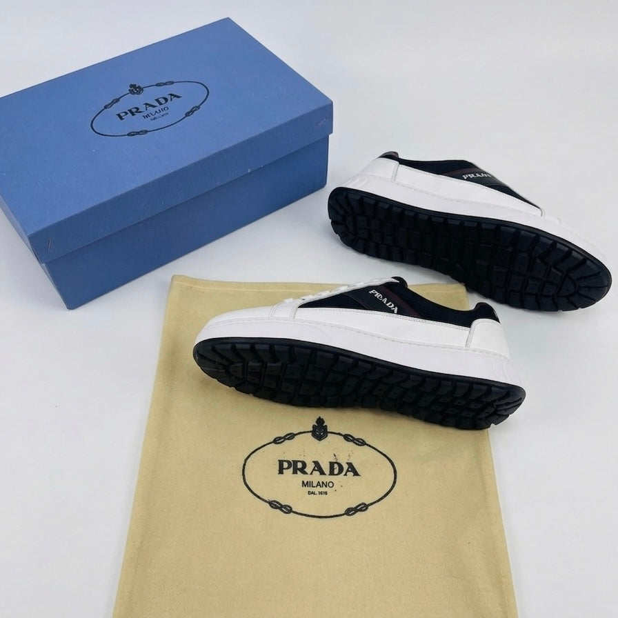 sneakers cuir - PRADA